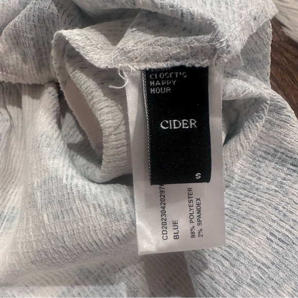 Cider Toile Strapless Ruffle Mini Dress - Picture 4 of 4